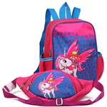 Комплект детский рюкзак + бананка "Единорог"